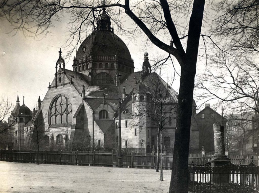 Synagoge-um-1900 Fotografie